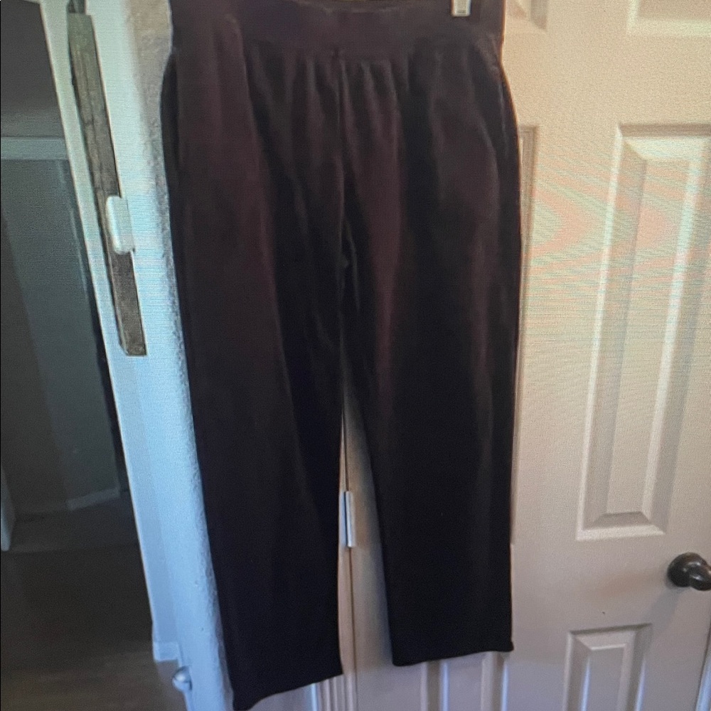 WHITE STAG Elastic Waist Knit Brown PANTS PM